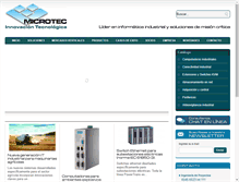 Tablet Screenshot of microtec.com.ar