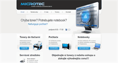 Desktop Screenshot of microtec.sk