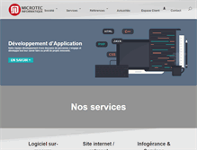 Tablet Screenshot of microtec.fr