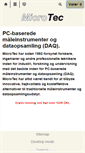 Mobile Screenshot of microtec.dk