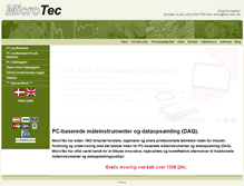 Tablet Screenshot of microtec.dk